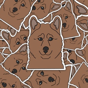 Sticker | Magnet | Shiba Inu dog sticker | dog sticker | waterproof sticker | singing dog | dog magnet | Shiba Inu magnet