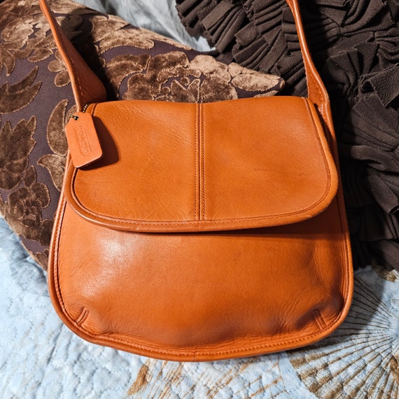 バッグ Vintage Coach LEATHER FLAP ERGO SHOULDER COACH® | Vintage Ergo Flap Bag | COACH®