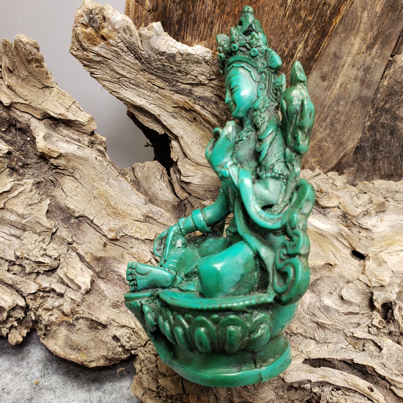 Green Tara Statue | Etsy