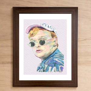 Elliott Goss - Impressão pintada à mão do grupo de busca