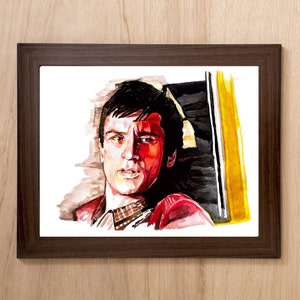 Travis Bickle- Hand-painted Taxi Driver print
