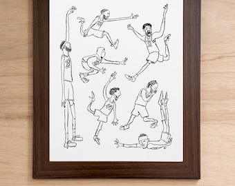 New York Knicks 2026 Art Print (hand-drawn)