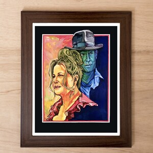 The White Lotus- Tanya and Quentin Hand-painted Print