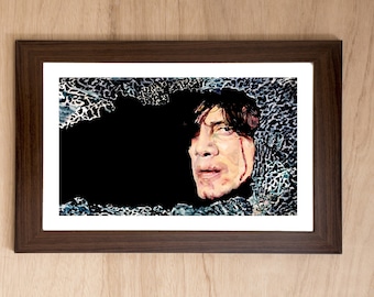Anton Chigurh- Hand-painted No Country for Old Men print