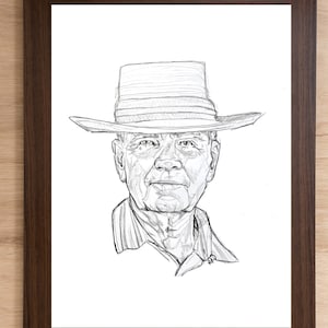 Cormac McCarthy- Hand-drawn Print
