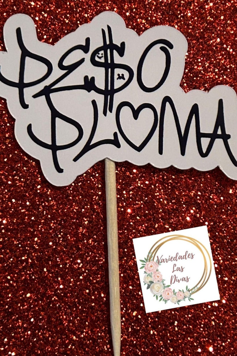 12pc Peso Pluma Cupcake Toppers Peso Pluma Party Decorations Etsy