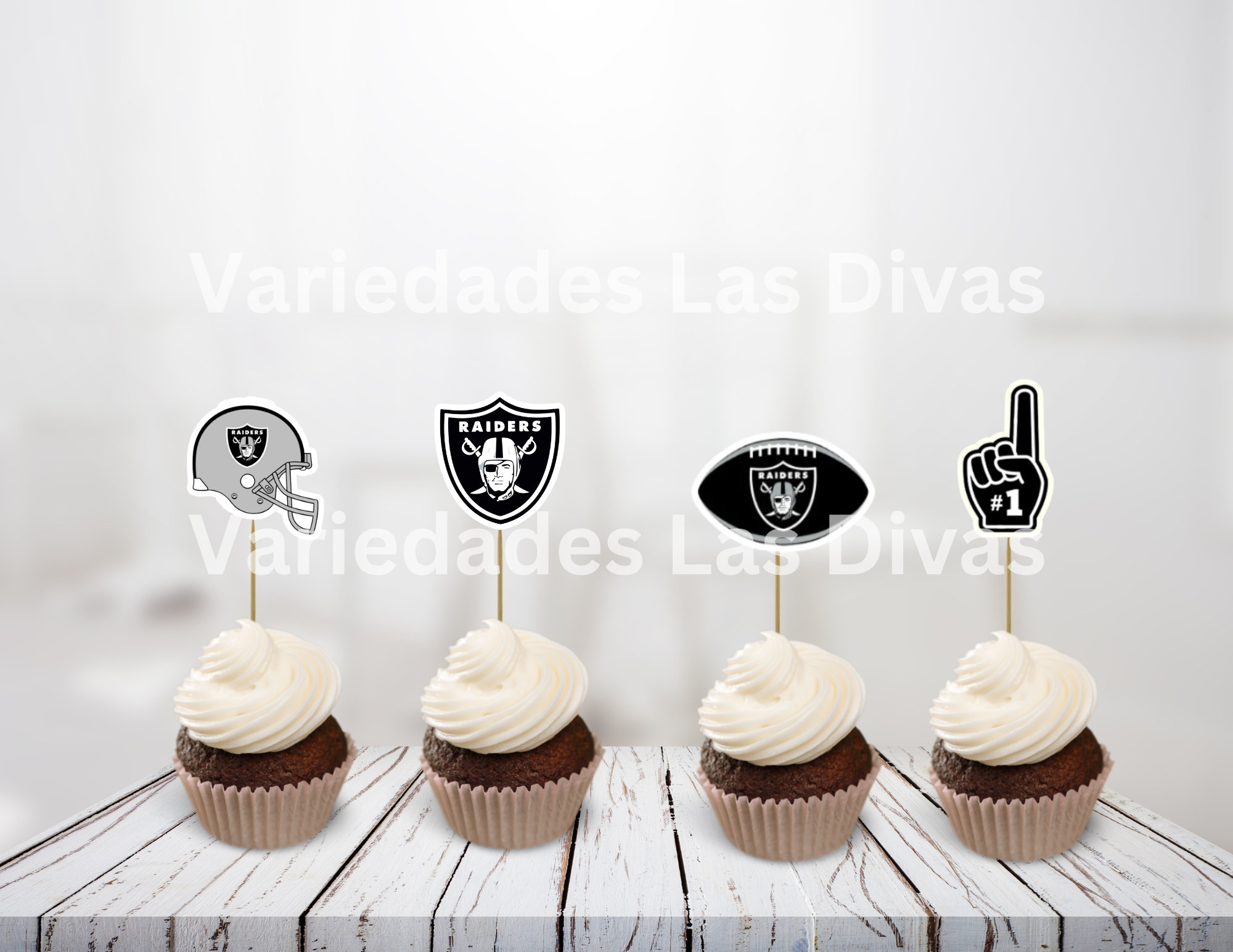 NFL Las Vegas Raiders Edible Image Toppers — Choco House