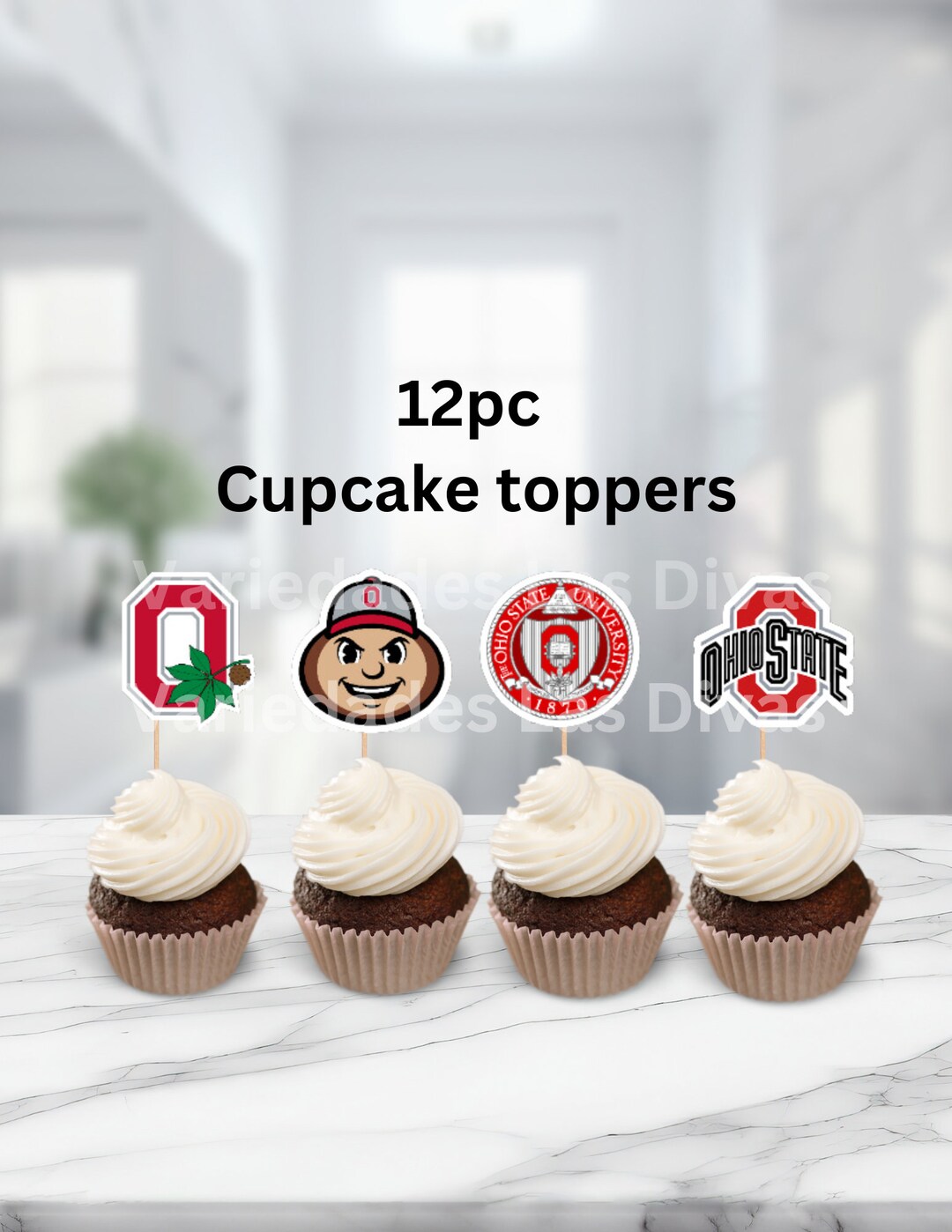 University Inspired Cupcake Toppers, Ohio, College Bound, Alumni ...