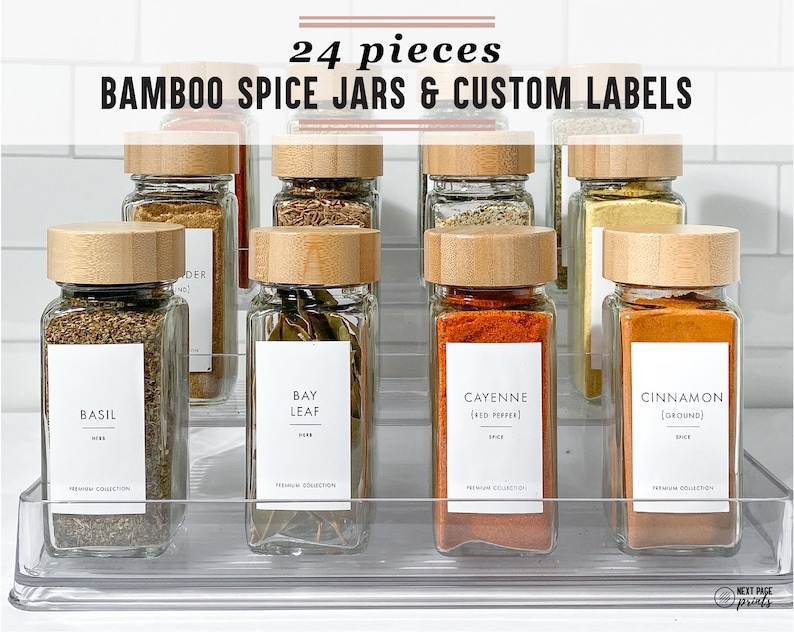 NextPagePrints Spice Jars