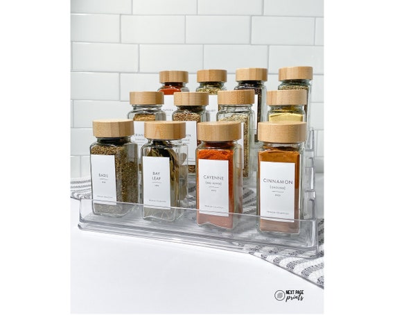 Best Spice Jars With Bamboo Lids + Labels - Caitlin Marie Design