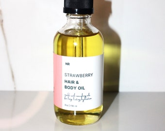 Strawberry Hair & Body Oil