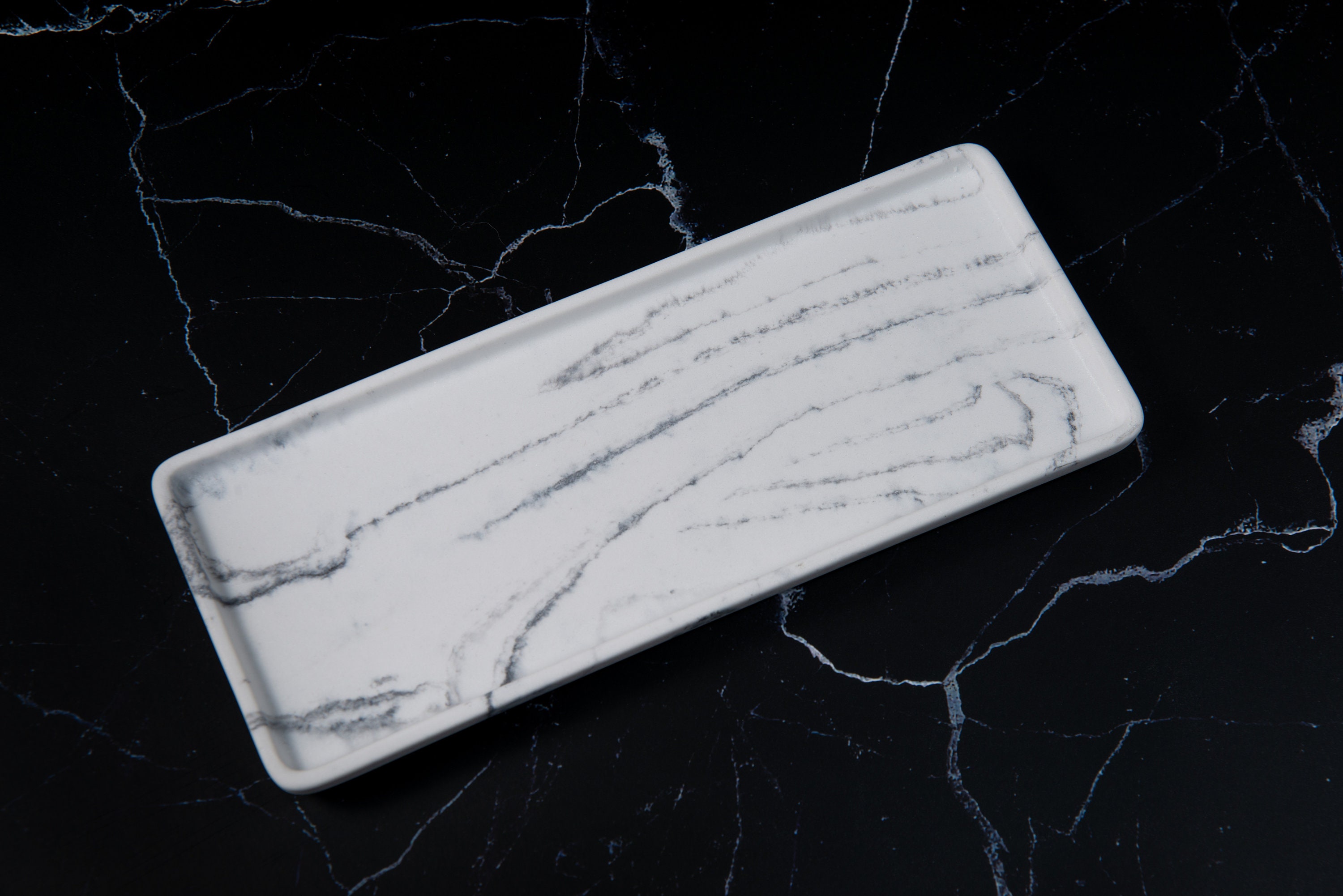 Marble tray Jewelry Tray Vanity Tray Bathroom Etsy