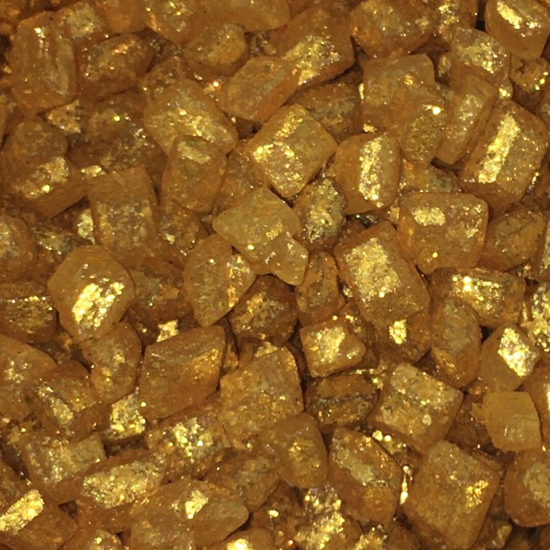 Rock Sugar Gold | Sparkly Gems | Geode Sprinkles for Cakes, Cookies and ...
