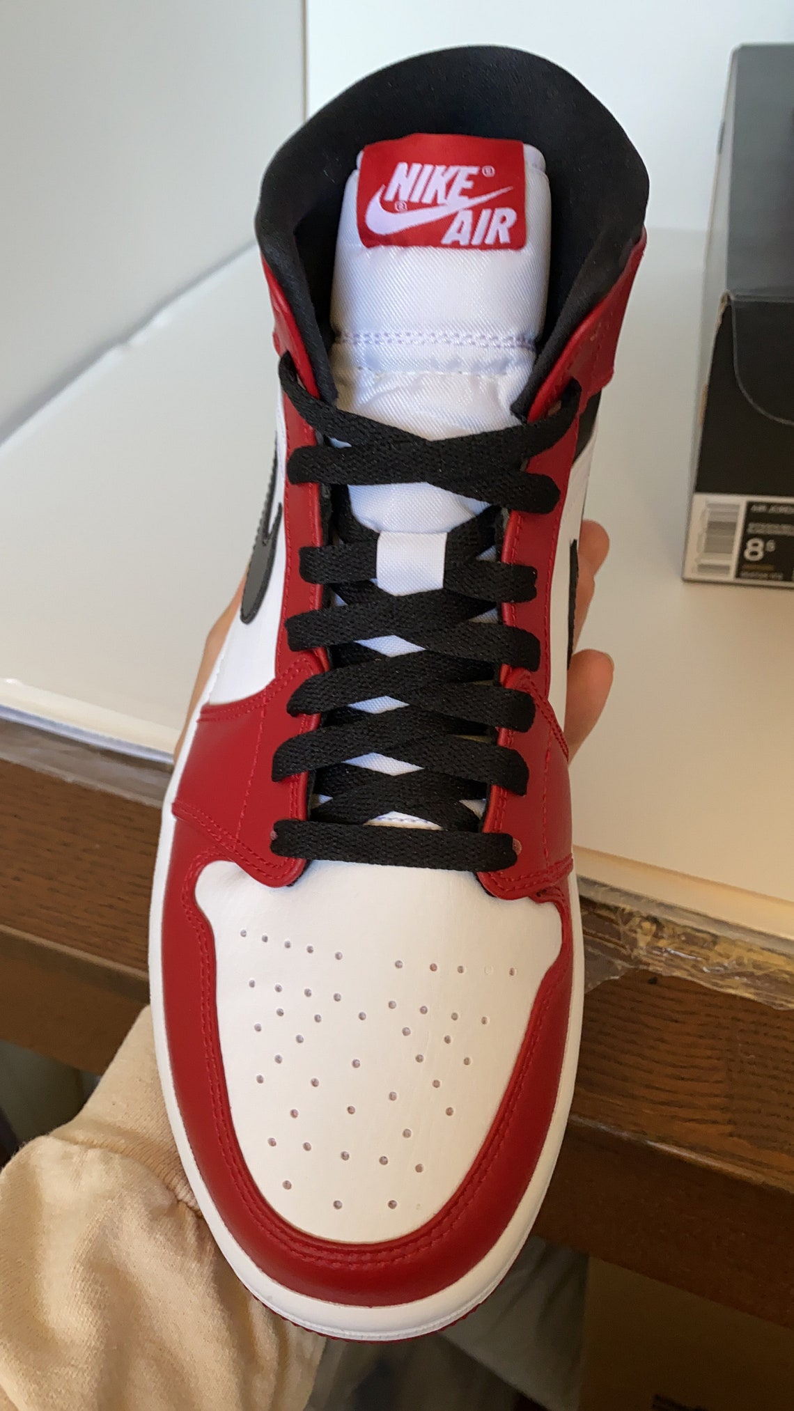 Nike Air Tongue Tag Chicago Air Jordan 1 Etsy