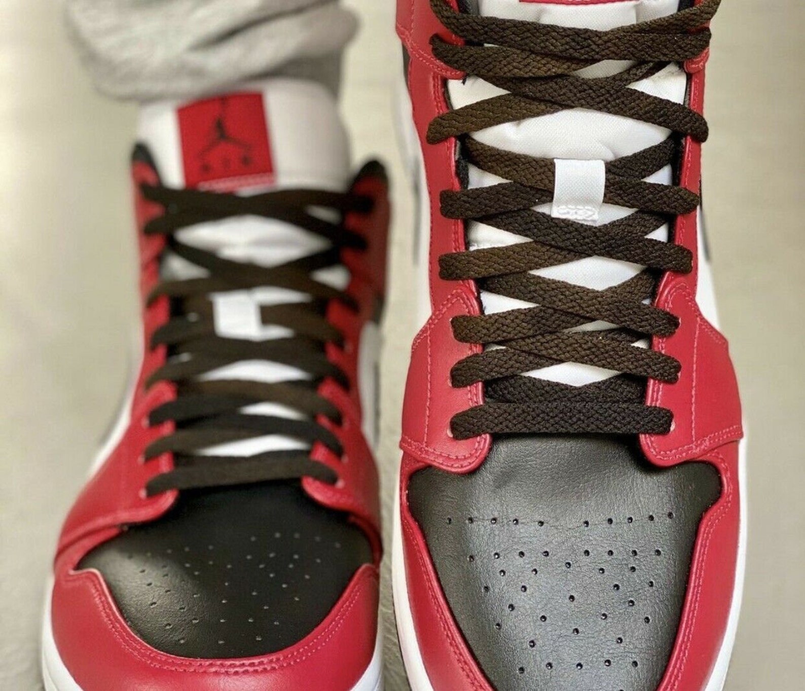 Air Jordan 1 Laces Black Aged Retro Vintage Various sizing | Etsy