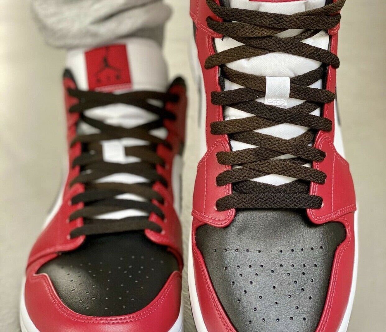 Air Jordan 1 Laces Black Aged Retro Vintage Various sizing | Etsy