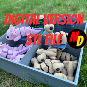 2 in 1  *Digital STL FILE* 2x2 Mini Figure/Animals Selling Storage and Display *Animals not included*