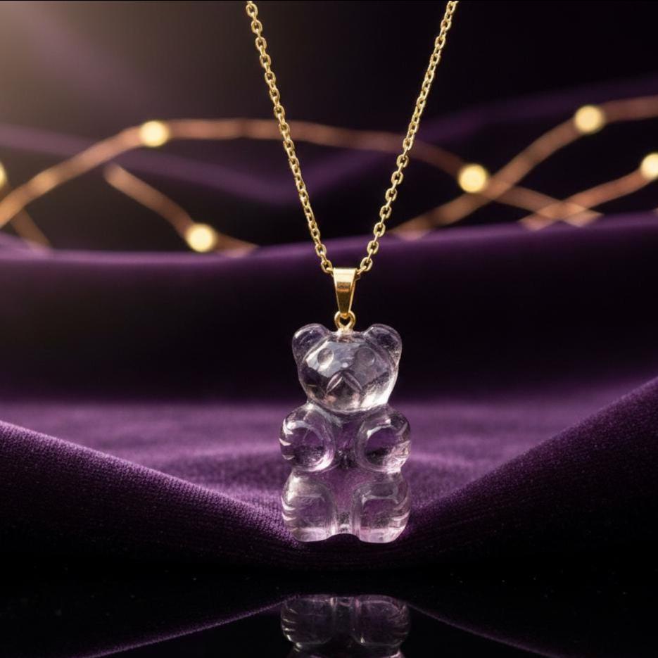 Gummy bear necklace sterling silver - Etsy 日本
