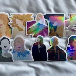 Eras Themed Holographic Stickers