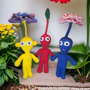Original Pikmin Trio Digital Patterns