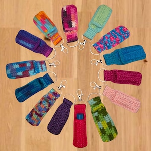 Chapstick and Lip Balm Keychain Holders