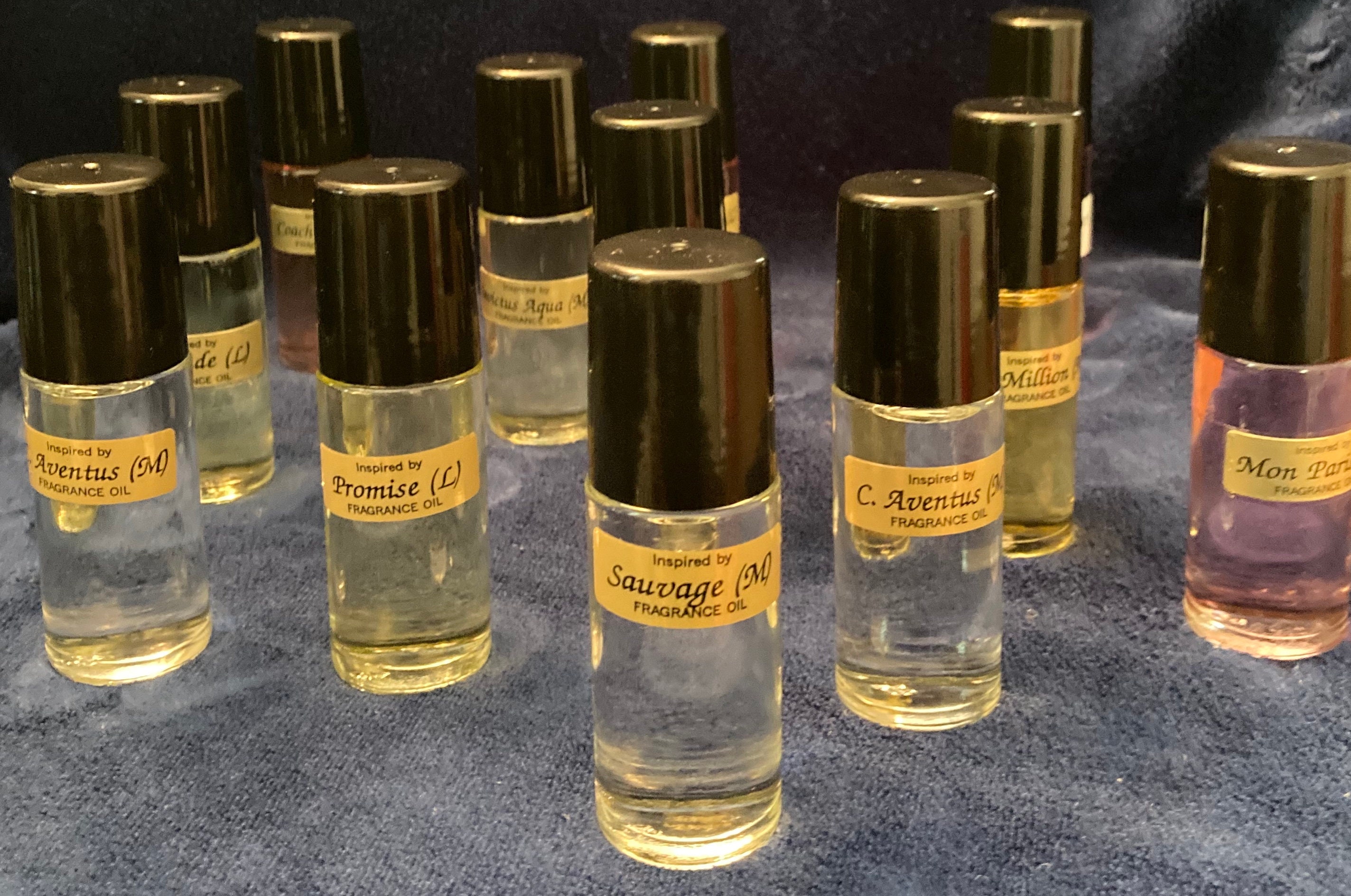 100% Pure Uncut Body Oils - Assorted Fragrances - 1oz, 2oz, 4oz Sizes