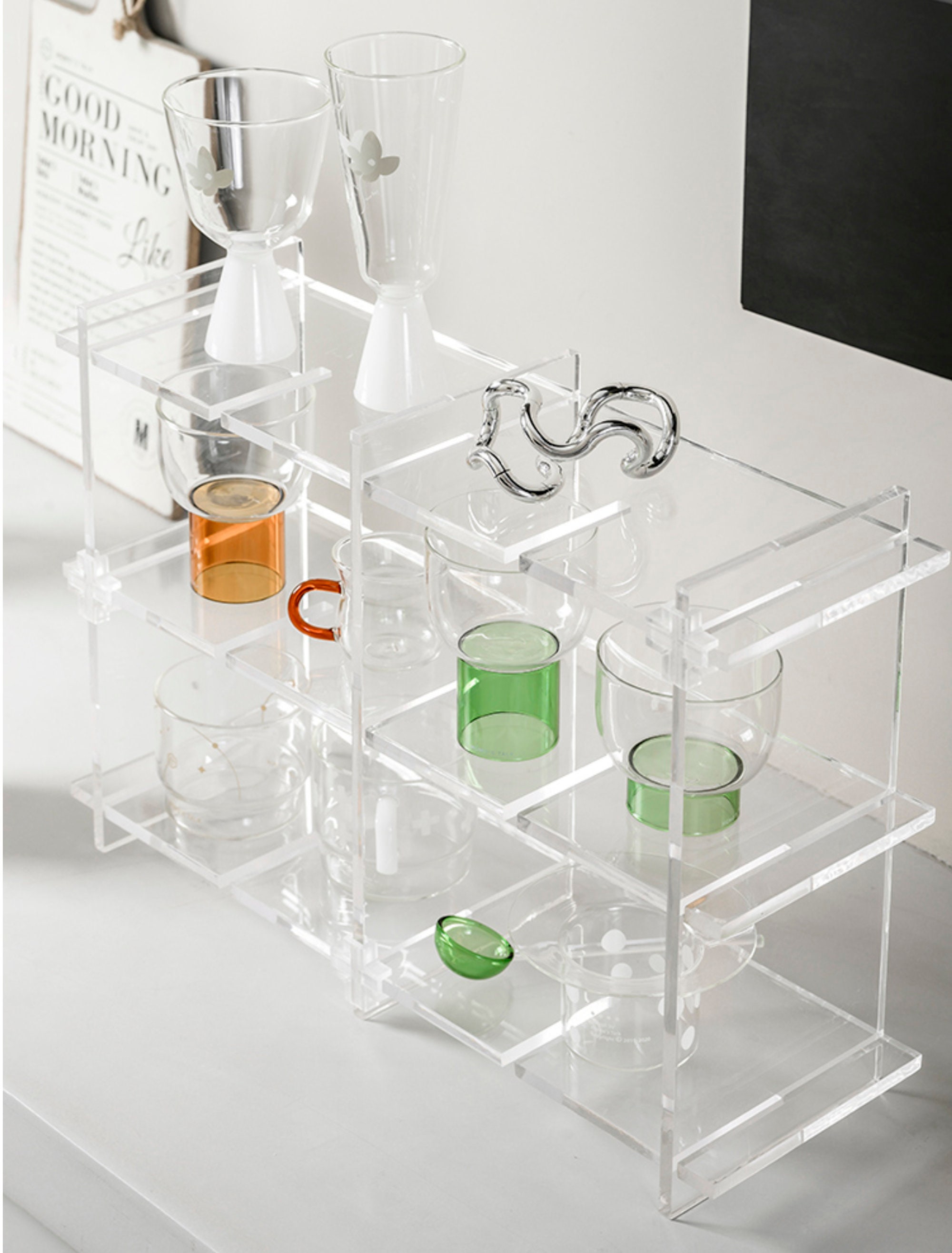 Acrylic display shelf Clear acrylic Etsy