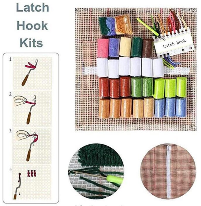 Harry Potter Latch Hook Kits DIY Crochet Yarn Kitspillow Etsy