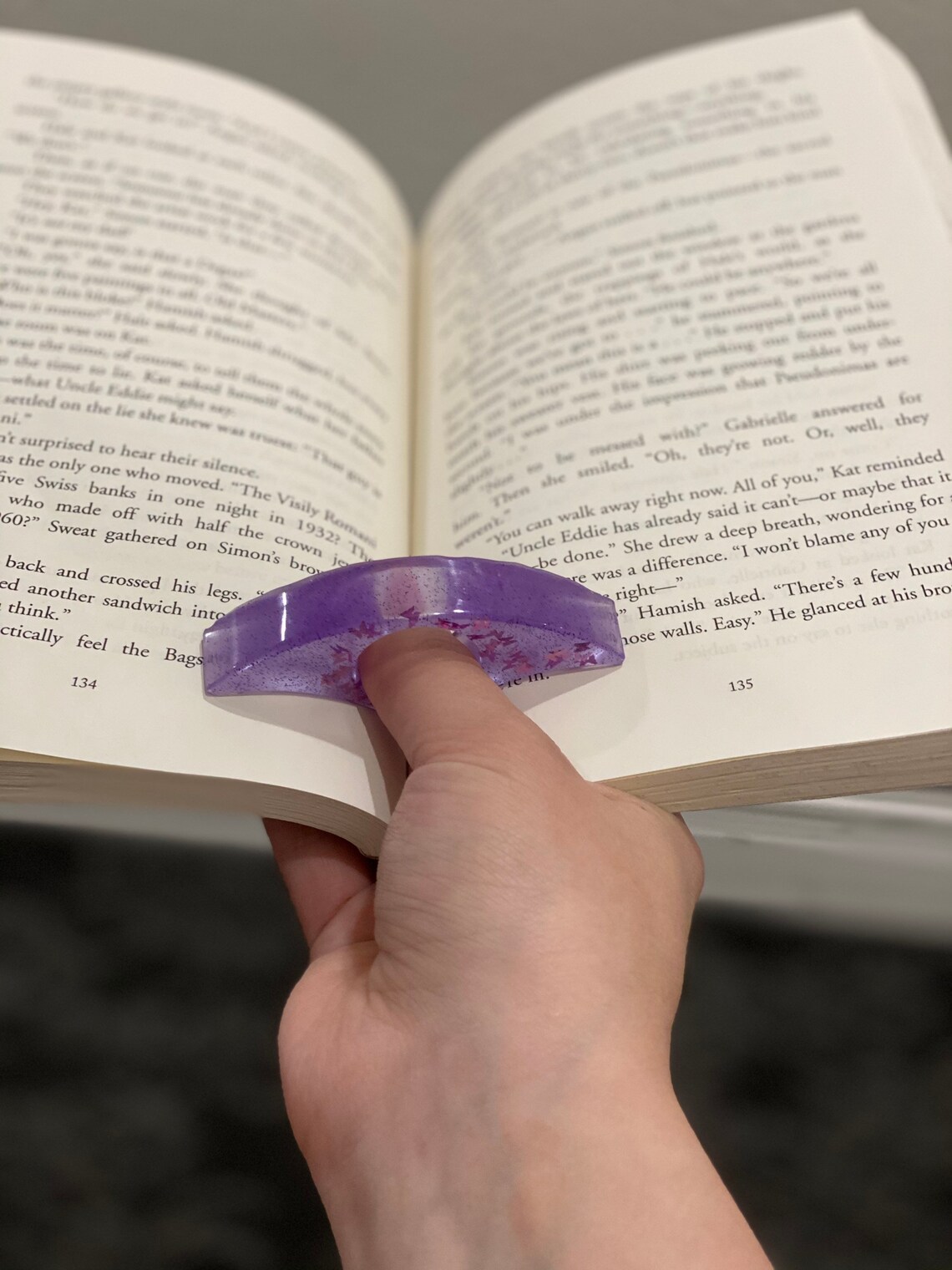 Custom book holder Etsy