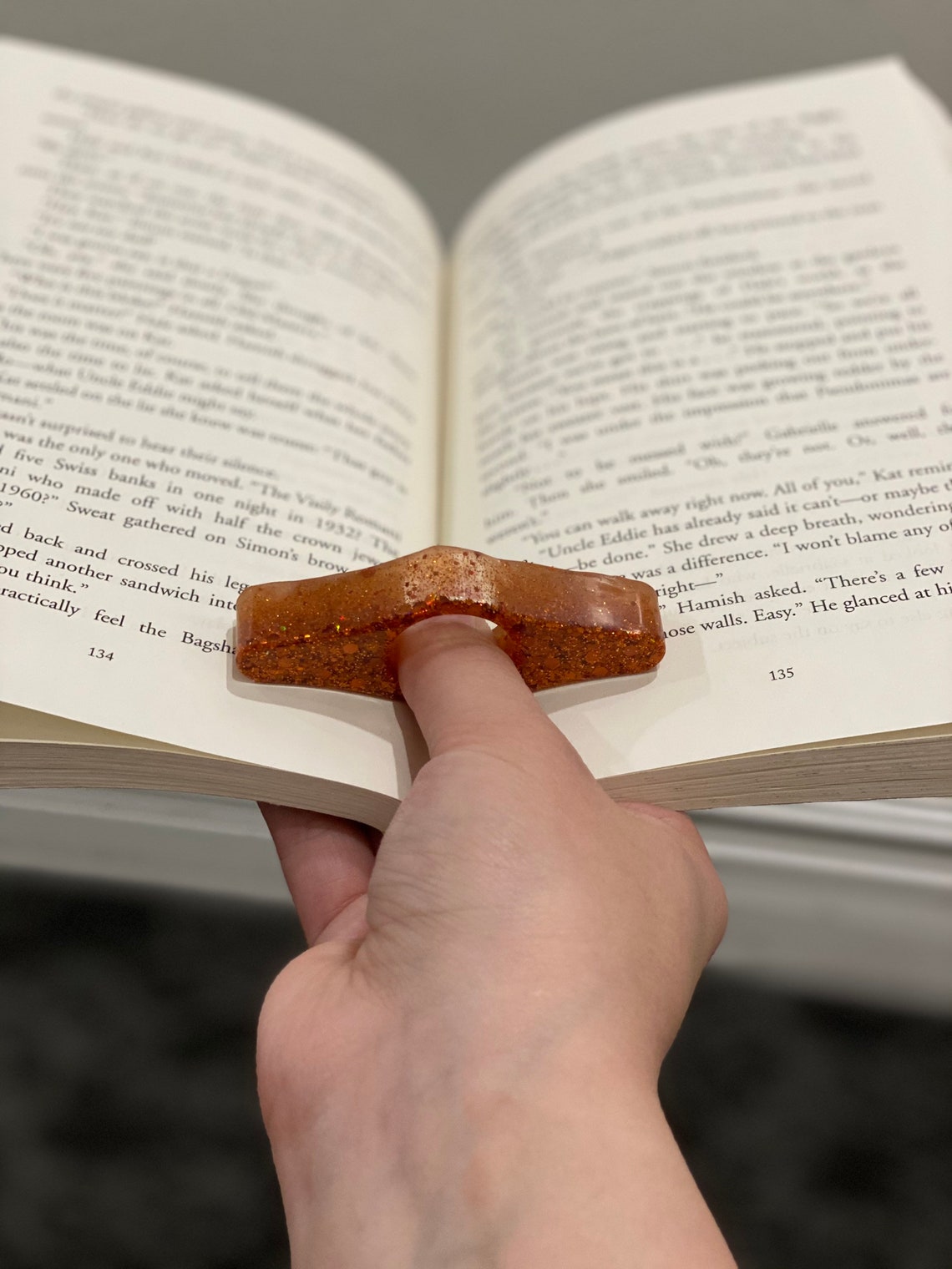 Custom book holder Etsy