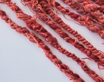RED 7yrds, Filato artistico filato a mano, Arti di tessitura e fibra, Filato di scarto, Filato