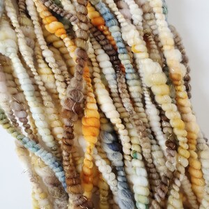 TESS 4yrds, Handspun Art Yarn, Weaving and Fiber Arts, Scrap Yarn, Yarn