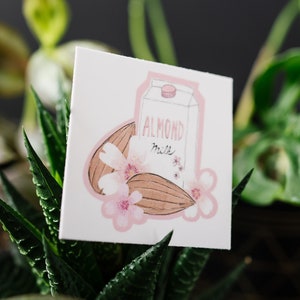 Almond Milk Sticker
