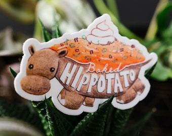 Baked Hippotato Sticker