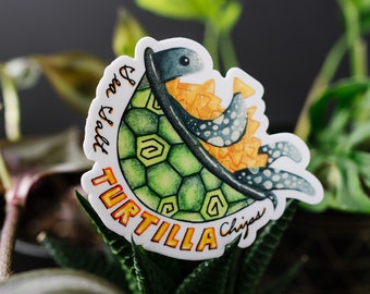 Sea Salt Turtilla Chips Sticker