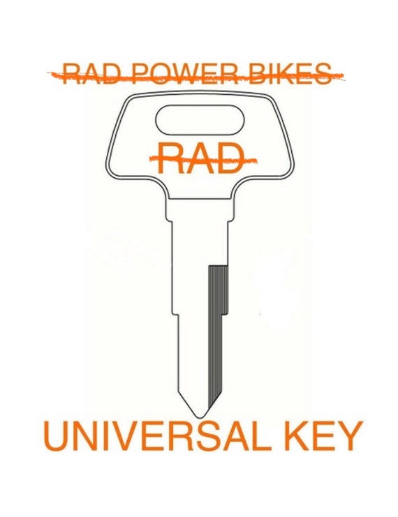 Battery Key Universal Master Key For RAD Power Bikes RadRover Etsy