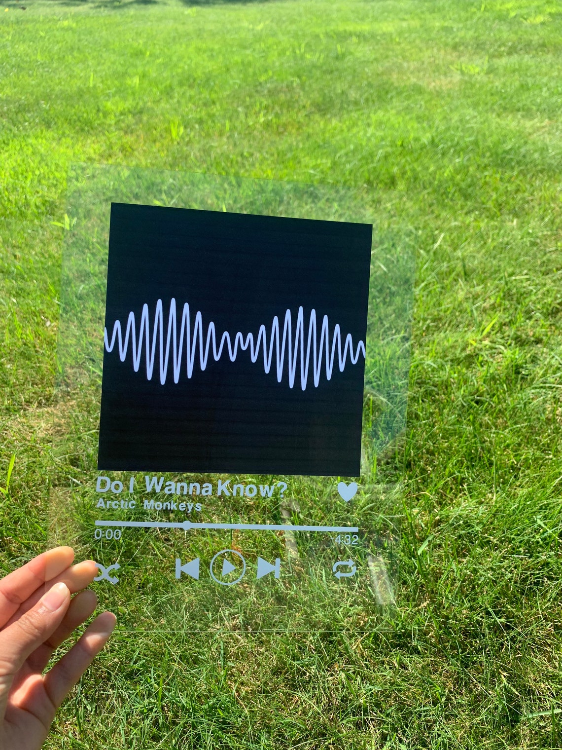 Custom Glass Song Album Decor Piece Vinyl glass songCustom Etsy