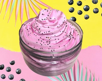 Acai Blossoms Whippin' Wash / Sapone montato / Burro corpo / Cura della pelle / Crema da barba
