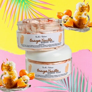 Orange Vanilla Whippin’ Wash | Whipped Soap | Skincare | Shaving Cream