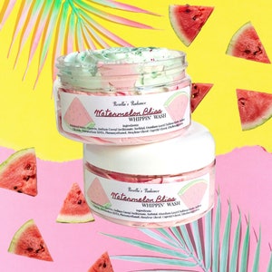 Watermelon Whippin&#39; Wash | Whipped Soap | Skincare | Shaving Cream