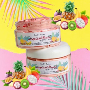 Tropical Punch Whippin&#39; Wash | Whipped Soap | Skincare | Shaving Cream