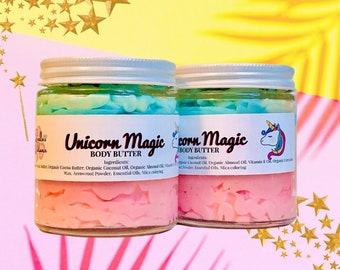 Unicorn Magic Body Butter | Body Lotion | Facial Lotion | Moisturizer | Skincare | Sensitive Skin | Vegan Lotion