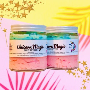 Unicorn Magic Body Butter | Body Lotion | Facial Lotion | Moisturizer | Skincare | Sensitive Skin | Vegan Lotion