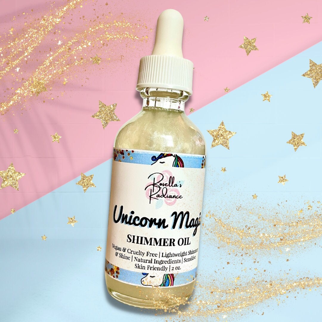Unicorn Magic Shimmer Oil | Skincare | Body Oil | Skin Oil | Sensitive Skin Friendly | Body Butters | Lotions | Sugar Scrub