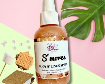 S'mores Body & Linen Spray / Fragancia / Sprays corporales / Perfumes / Colonia / Verano / Colección de verano / Aroma a chocolate / Sprays para ambientes