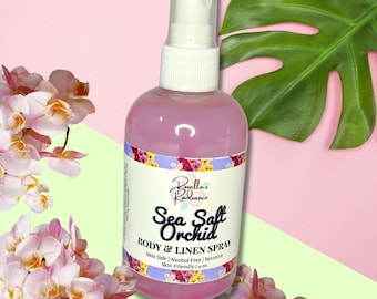 Sea Salt Orchid Body & Linen Spray | Room Sprays | Perfume | Cologne | Floral Perfume | Body Spray | Fragrance | Flower Scents