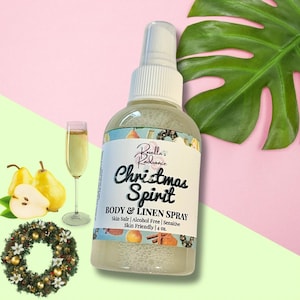 Spray para cuerpo y ropa de cama Christmas Spirit / Sprays para ambientes / Fragancias / Perfumes / Festividades / Navidad / Regalos navideños / Spray corporal / Colonia