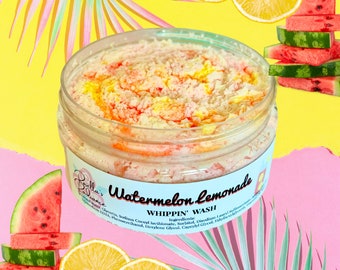 Watermelon Lemonade Whippin' Wash | Whipped Soap | Skincare | Shaving Cream