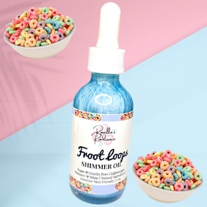 Froot Loops Shimmer Oil | Skincare | Body Oil | Body Care | Cereal Scented | Summer Scents | Sensitive Skin | Body Butter | Sugar Scrub