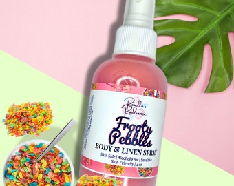 Frooty Pebbles Body & Linen Spray | Room Sprays | Fragrance | Cereal | Fruity Pebbles | Sweet Scents | Perfume | Cologne | Body Spray